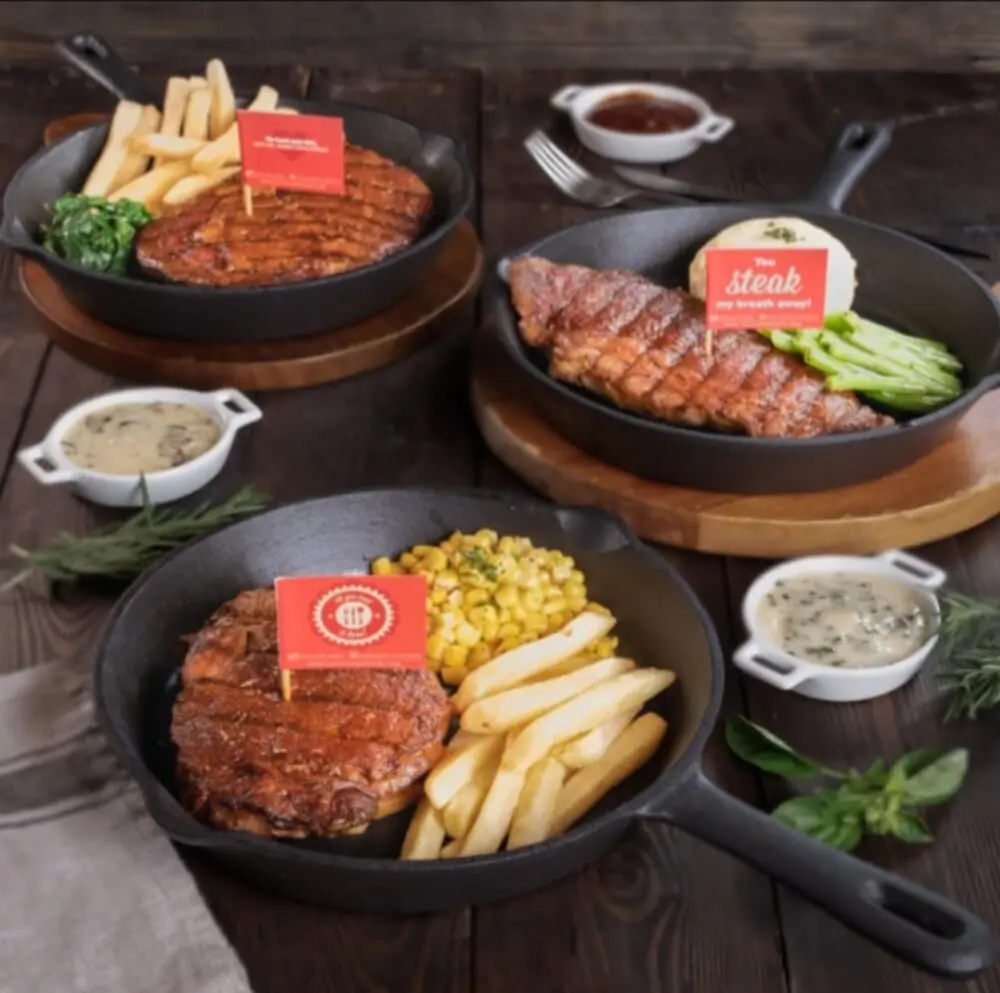 Steak di holycow Jogja